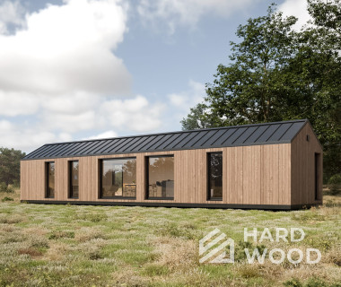 Зимний дом-беседка с двухскатной крышей №16 - фото 1411